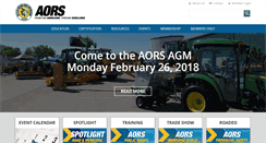 Desktop Screenshot of aors.on.ca
